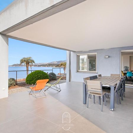 Villa Antoine Appartement Rdj Vue Mer Clim Wifi Parking Plage 50M La Garonne Le Pradet Exterior foto